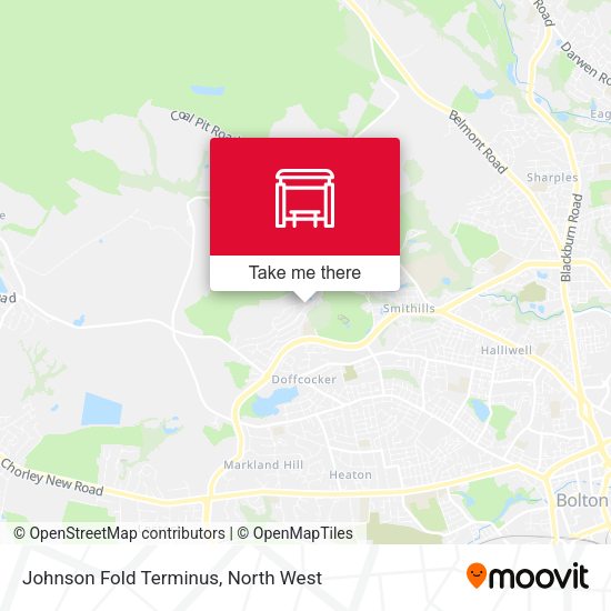 Johnson Fold Terminus map