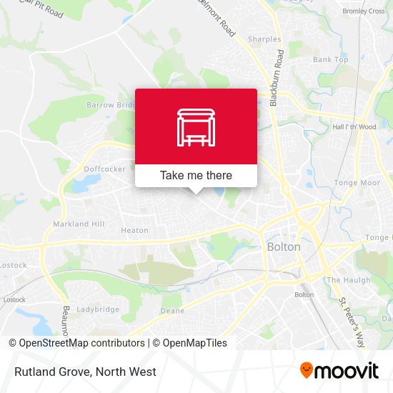 Rutland Grove map