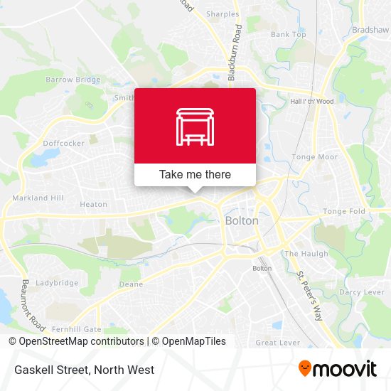 Gaskell Street map
