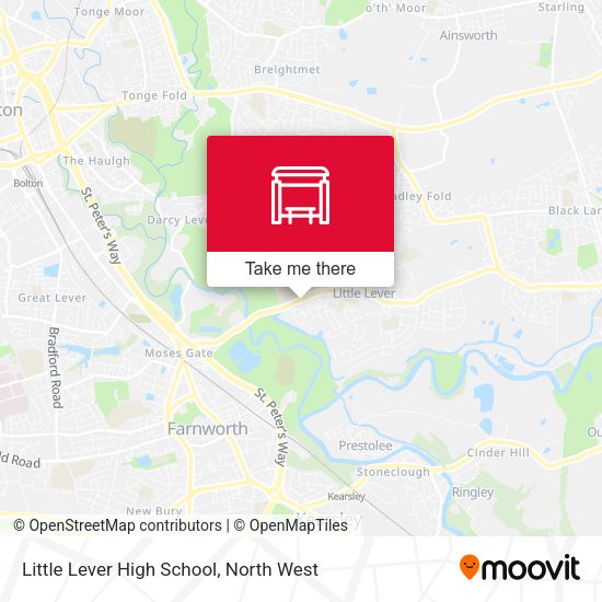 Little Lever High School map