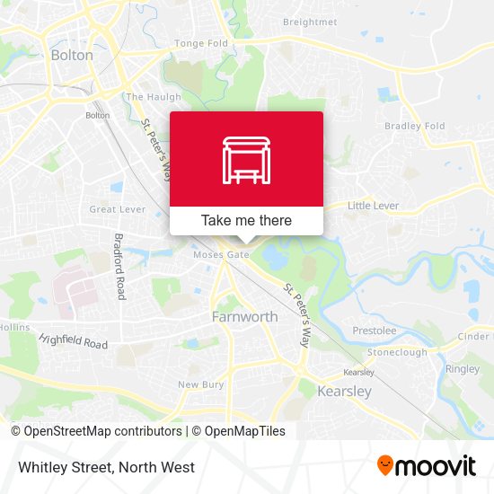 Whitley Street map
