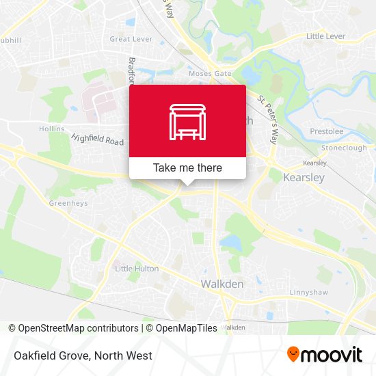 Oakfield Grove map