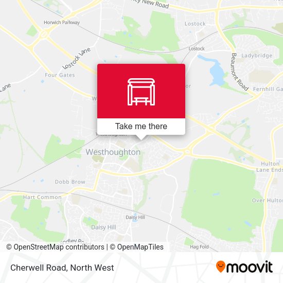 Cherwell Road map