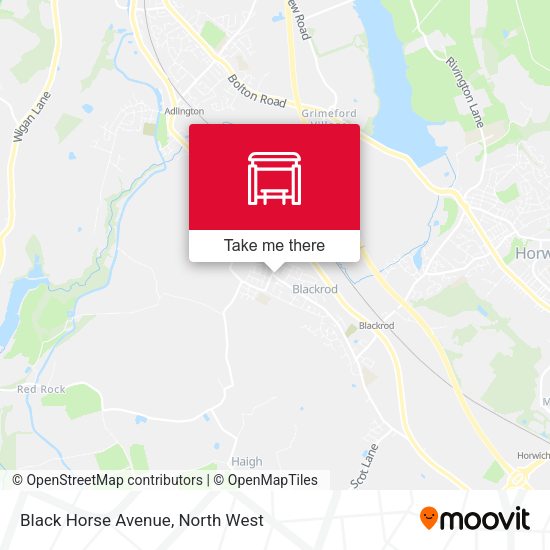 Black Horse Avenue map