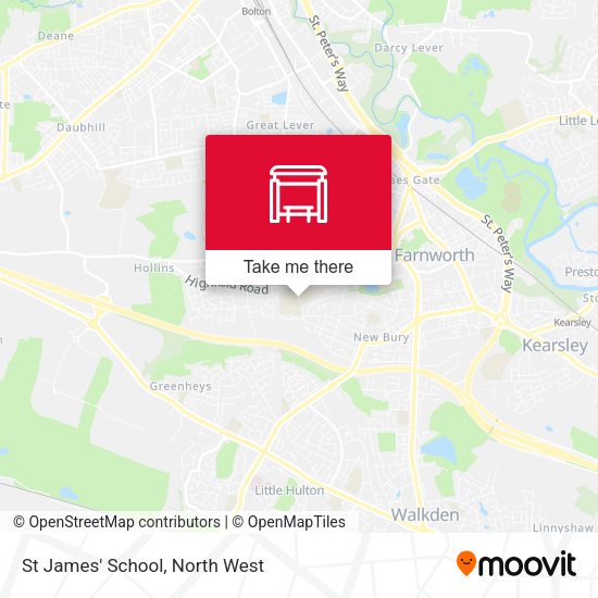 St James' School map