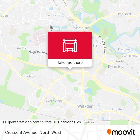 Crescent Avenue map
