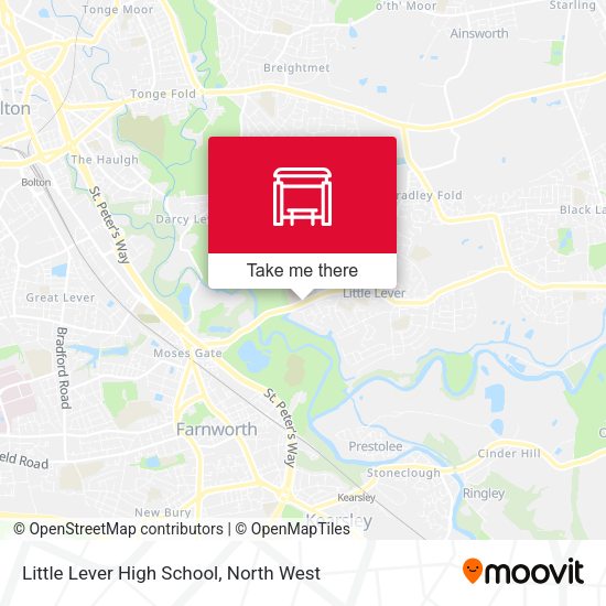 Little Lever High School map