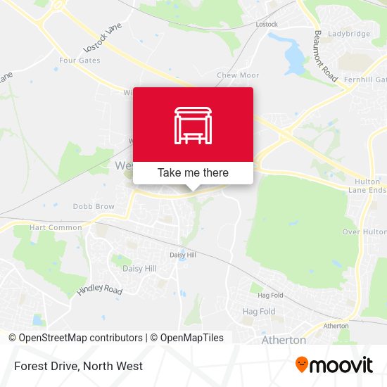Forest Drive map