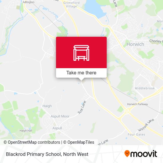 Blackrod Primary School map