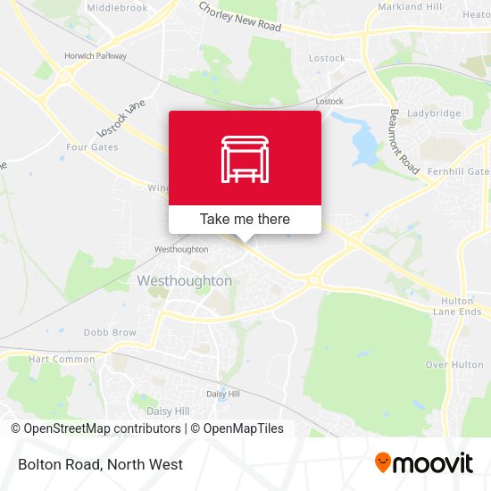 Bolton Road map