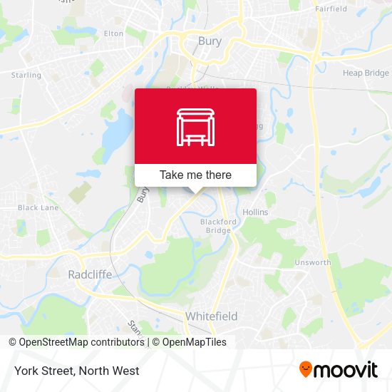 York Street map