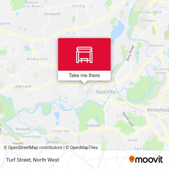 Turf Street map