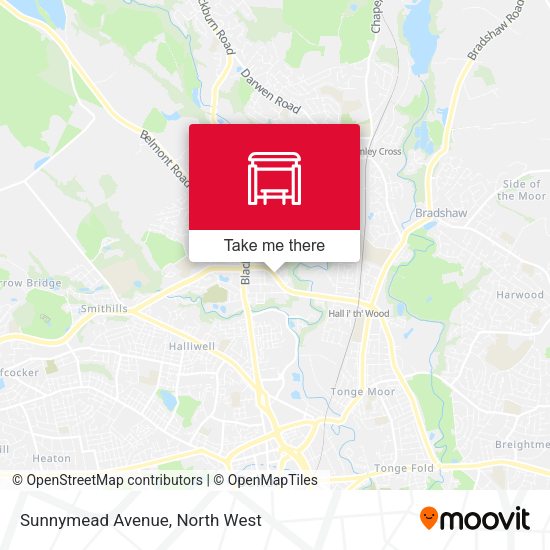 Sunnymead Avenue map