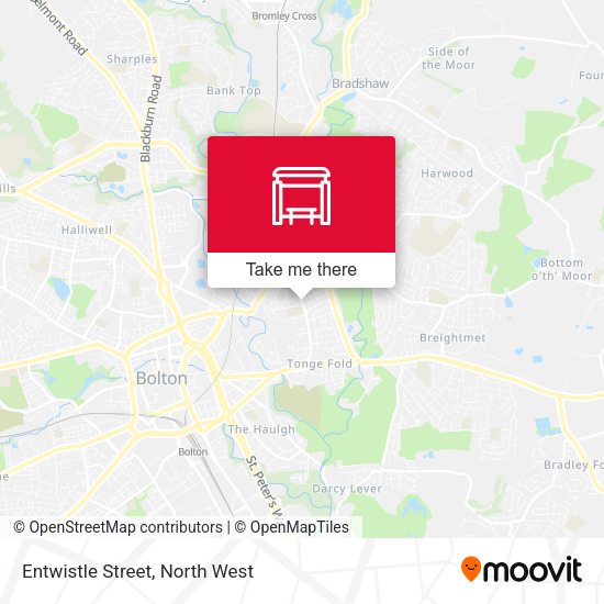 Entwistle Street map