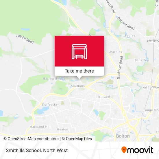 Smithills School map