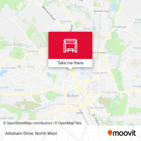 Adisham Drive map