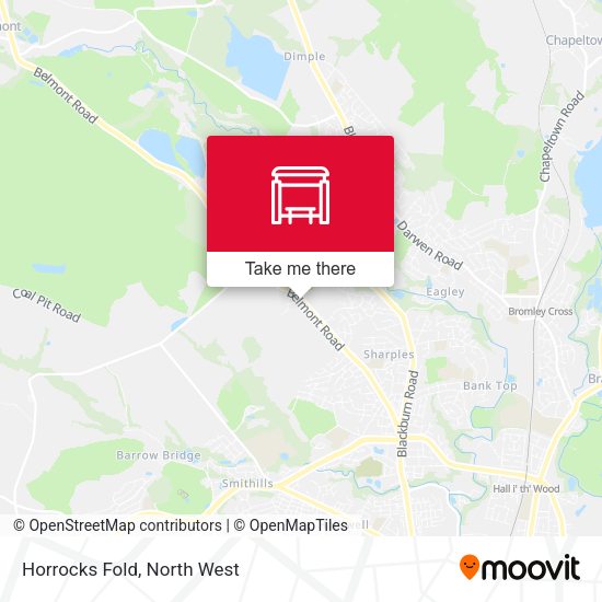 Horrocks Fold map