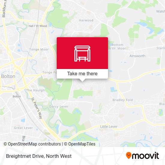 Breightmet Drive map
