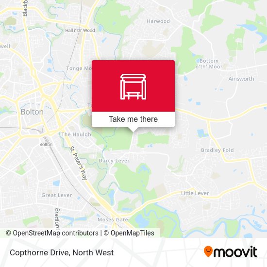 Copthorne Drive map