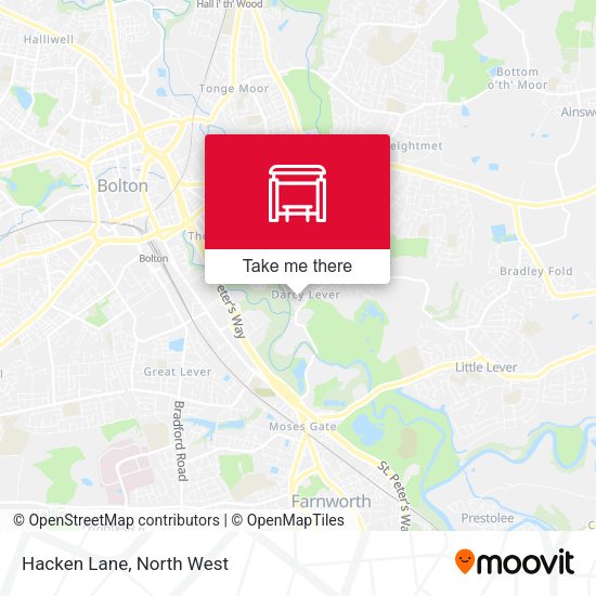 Hacken Lane map