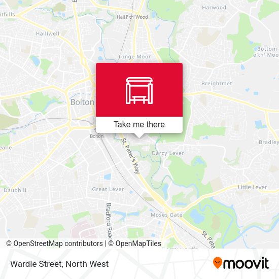 Wardle Street map