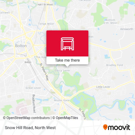 Snow Hill Road map