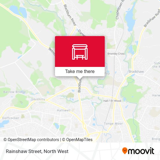 Rainshaw Street map