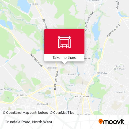 Crundale Road map