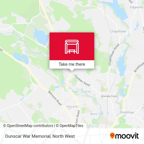 Dunscar War Memorial map
