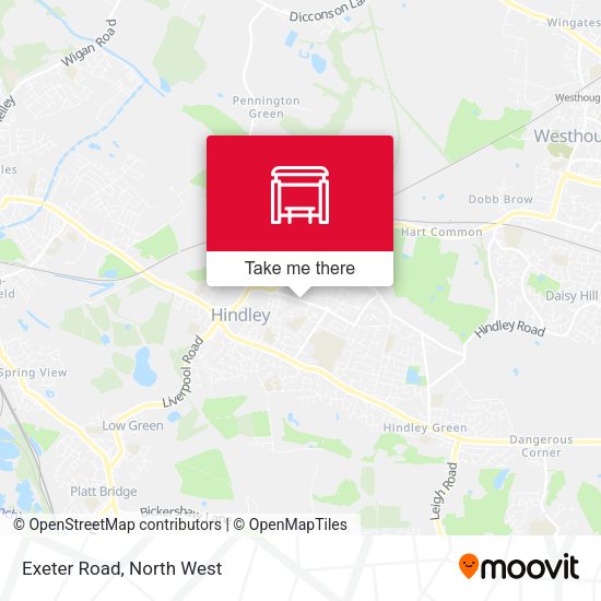 Exeter Road map