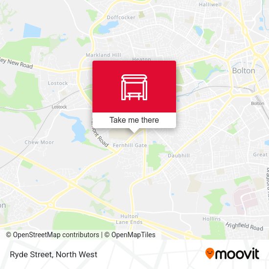 Ryde Street map