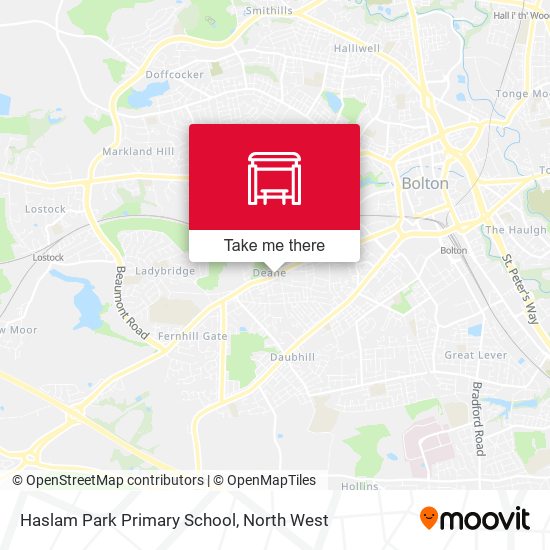 Haslam Park Primary School map