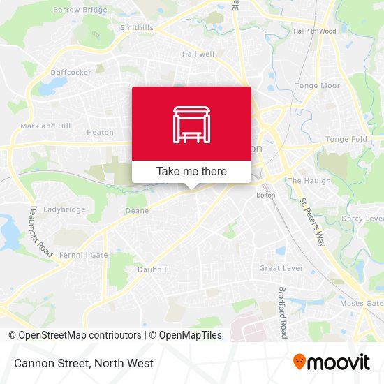 Cannon Street map