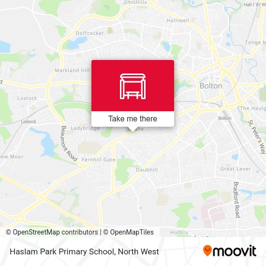 Haslam Park Primary School map