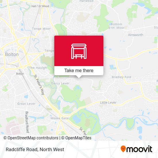 Radcliffe Road map