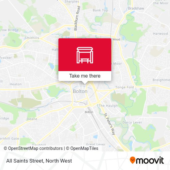 All Saints Street map
