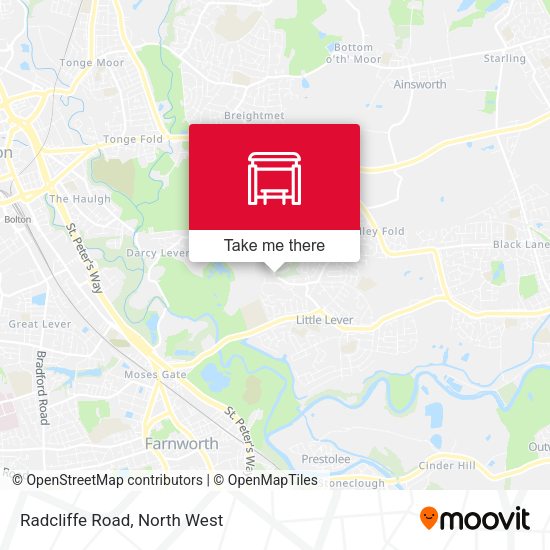 Radcliffe Road map