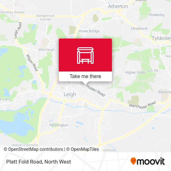 Platt Fold Road map
