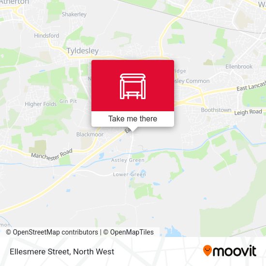 Ellesmere Street map