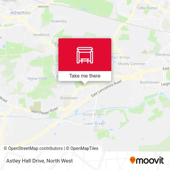 Astley Hall Drive map