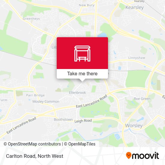 Carlton Road map