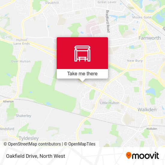 Oakfield Drive map