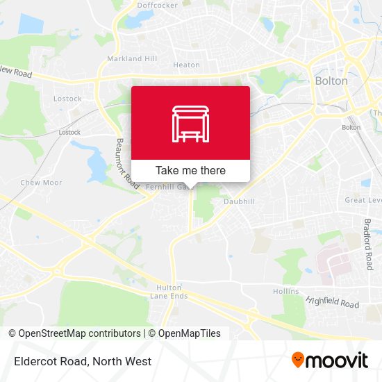 Eldercot Road map
