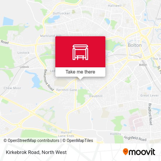 Kirkebrok Road map