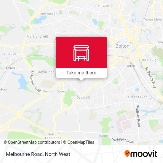 Melbourne Road map