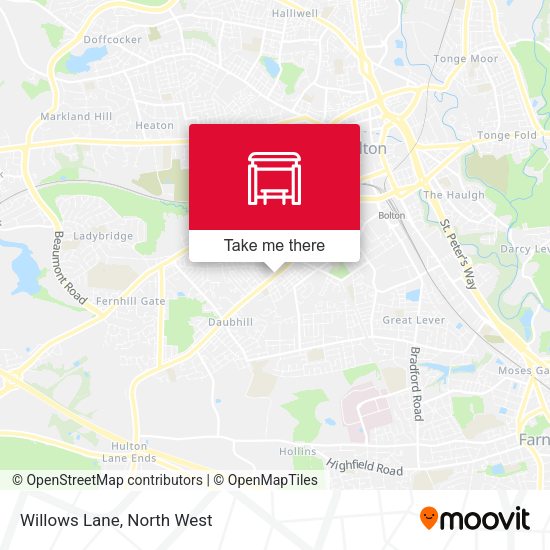 Willows Lane map