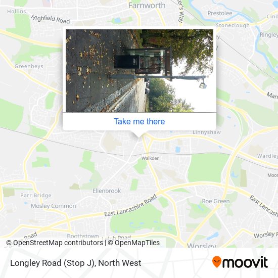 Longley Road (Stop J) map