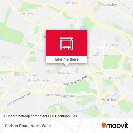 Carlton Road map