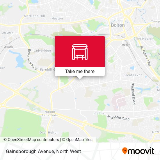 Gainsborough Avenue map