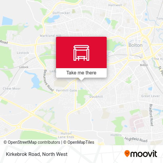 Kirkebrok Road map